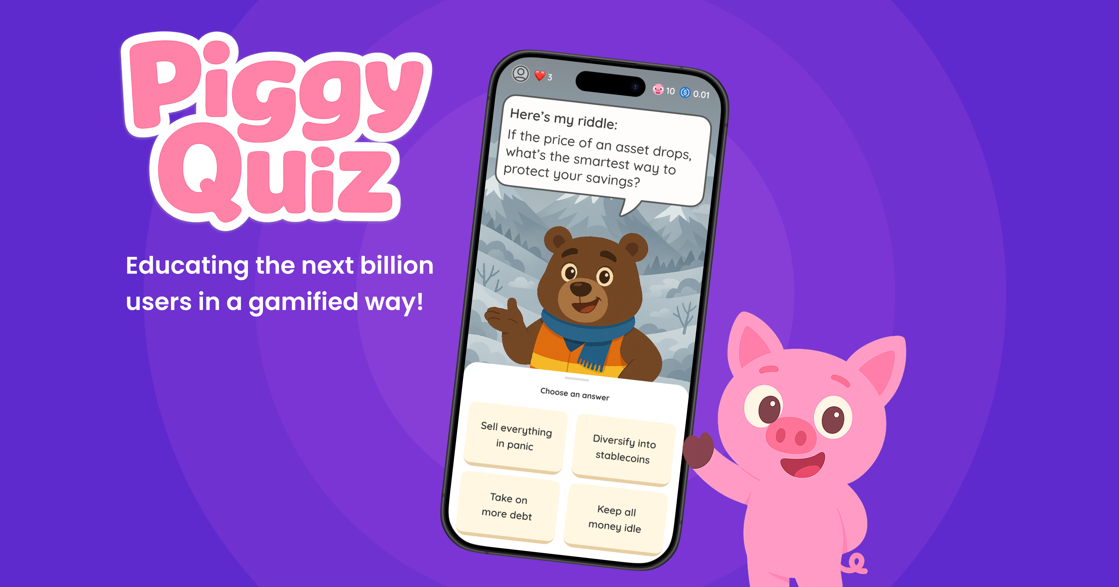 Piggy Quiz - Farcaster Mini Apps